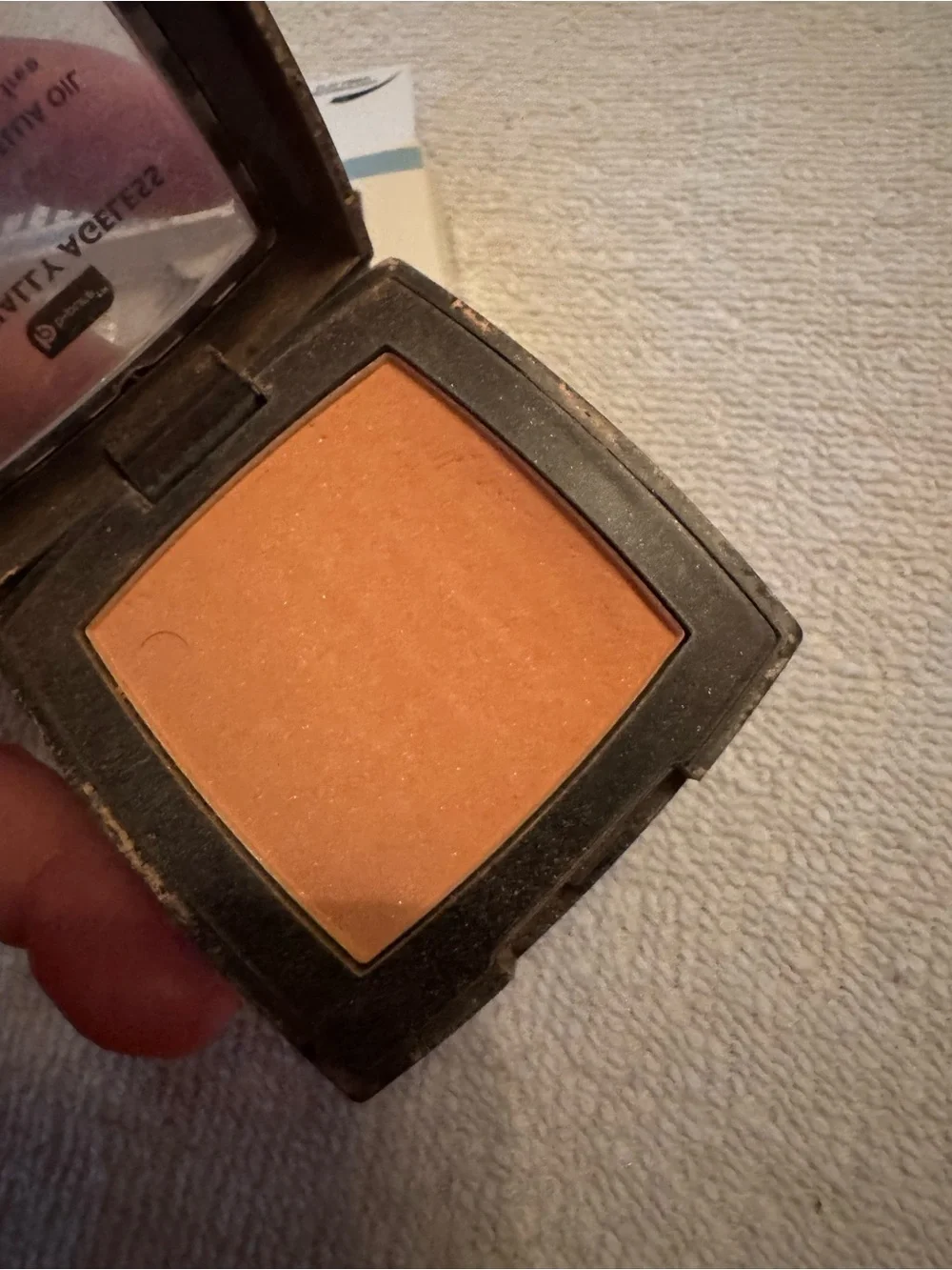Ardell Black False Lashes with Peach Compact Powder